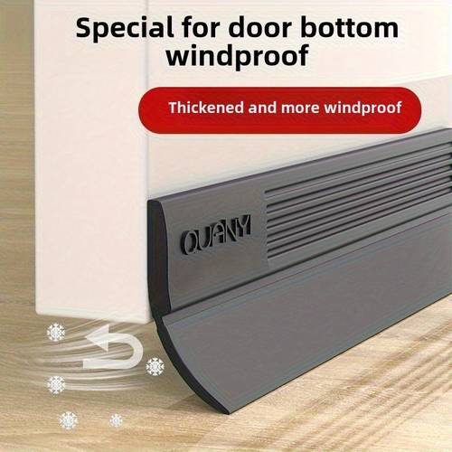 latest model windproof door seal strip thickened anti theft silicone self for sound insulation and thermal insulation elastic and wear resistant design suitable for room doors energy saving leak protection door