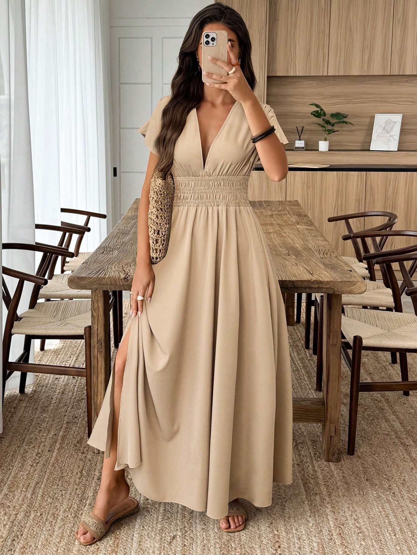 sachin and babi light blue dress Wedding Guest Dresses main image 1
