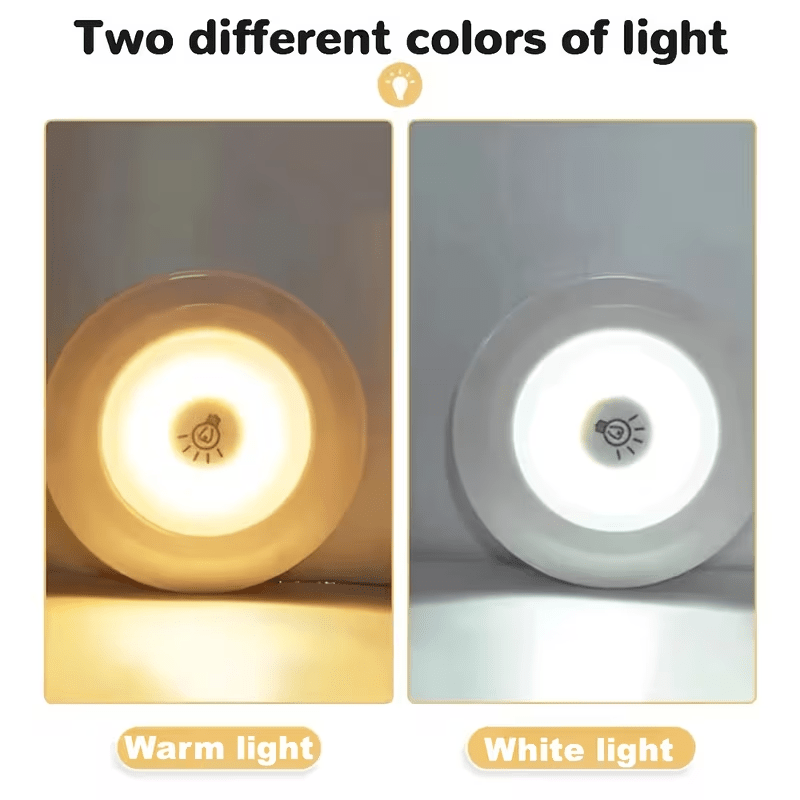 Indoor LED Wall Lights with Remote Control, 6-Pack