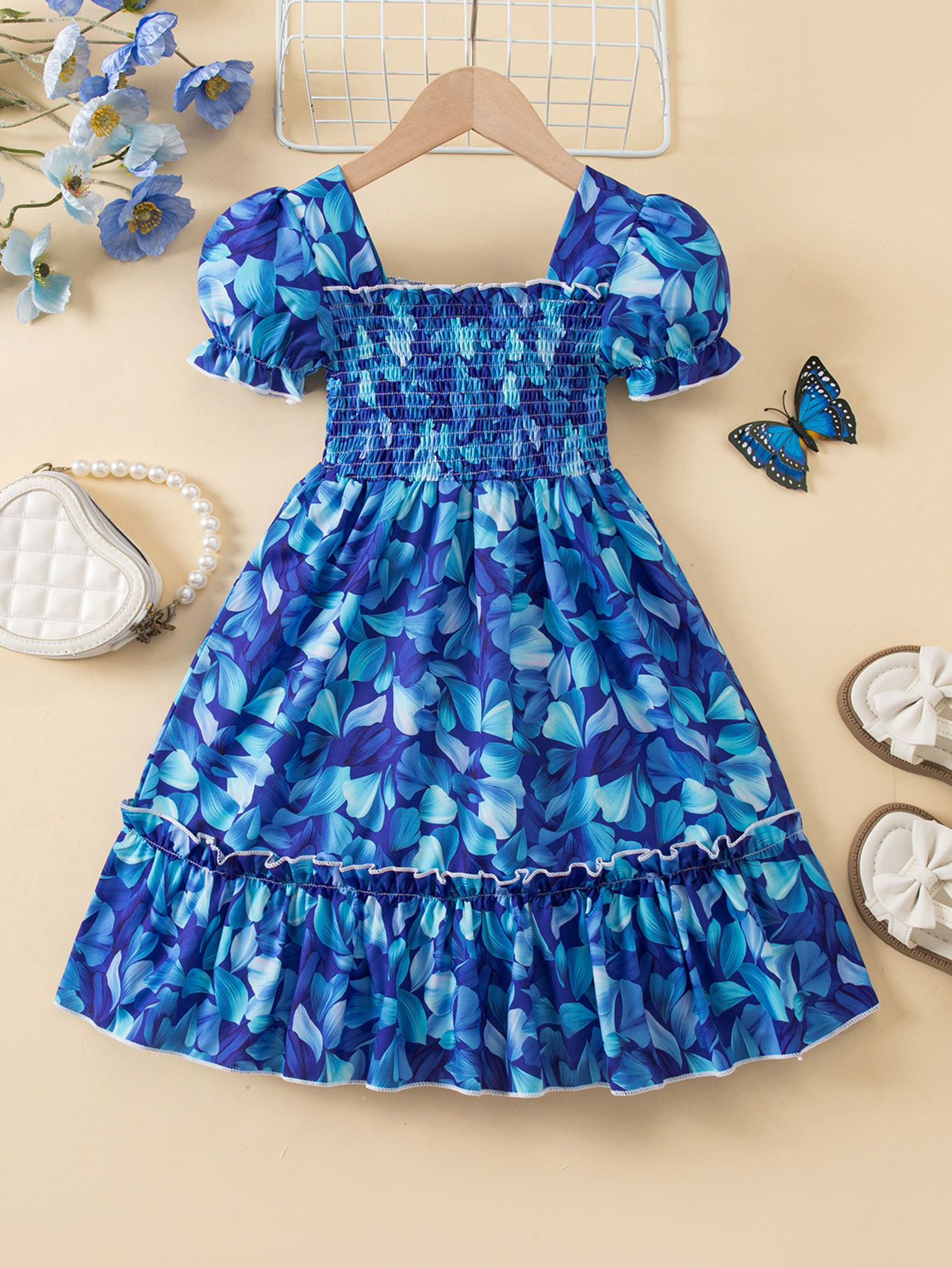 european summer short sleeve print