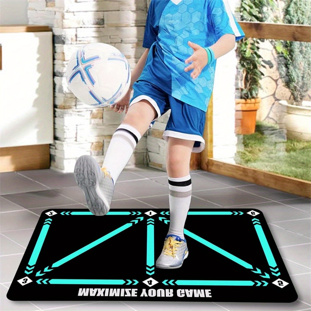 Gioco Calcio Football Training Mat, Non-Slip Shock Soccer Training Mat ...