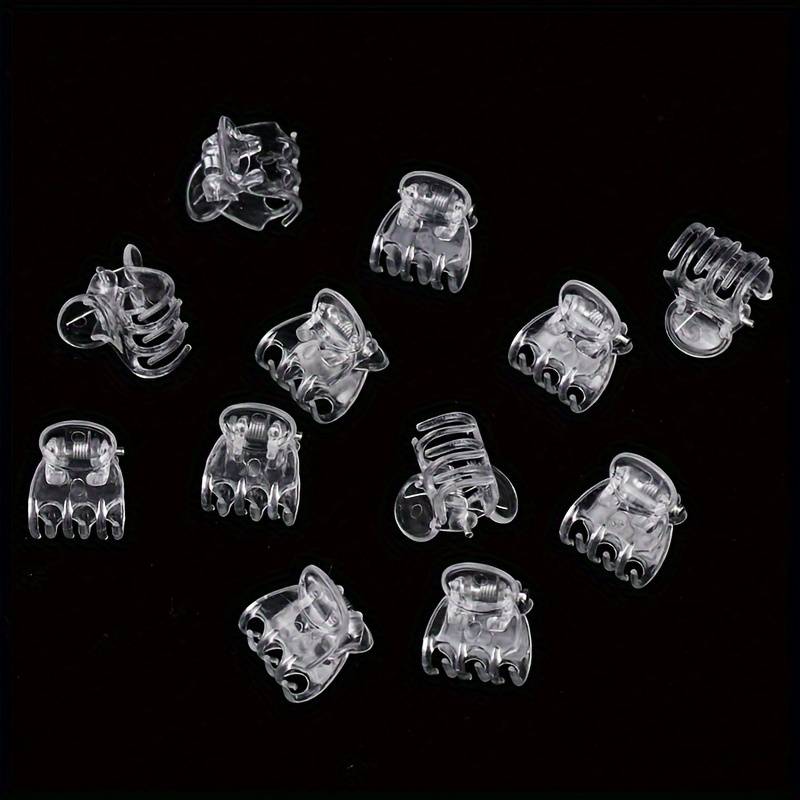 Image of Set Of 50 Plastic Twist Ties For Orchid Grafting And Gardening Support-transparent Shaped Clips For Plant Fixation And Growth Assistance