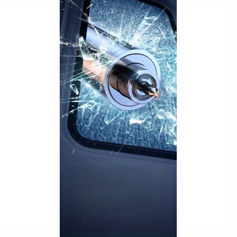 1  car window breaking tool a safety hammer   multifunctional combining three features cutting belts   and ensuring safety in emergencies Product details 2