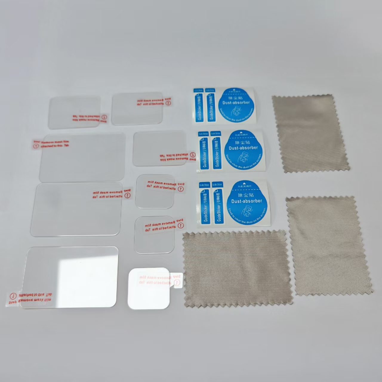 TEMU 9pcs (transparent) Protective Film, 3pcs For The Front Screen, 3pcs For The , And 3pcs For , Suitable For The For Hero 13 Black. Camera Screen