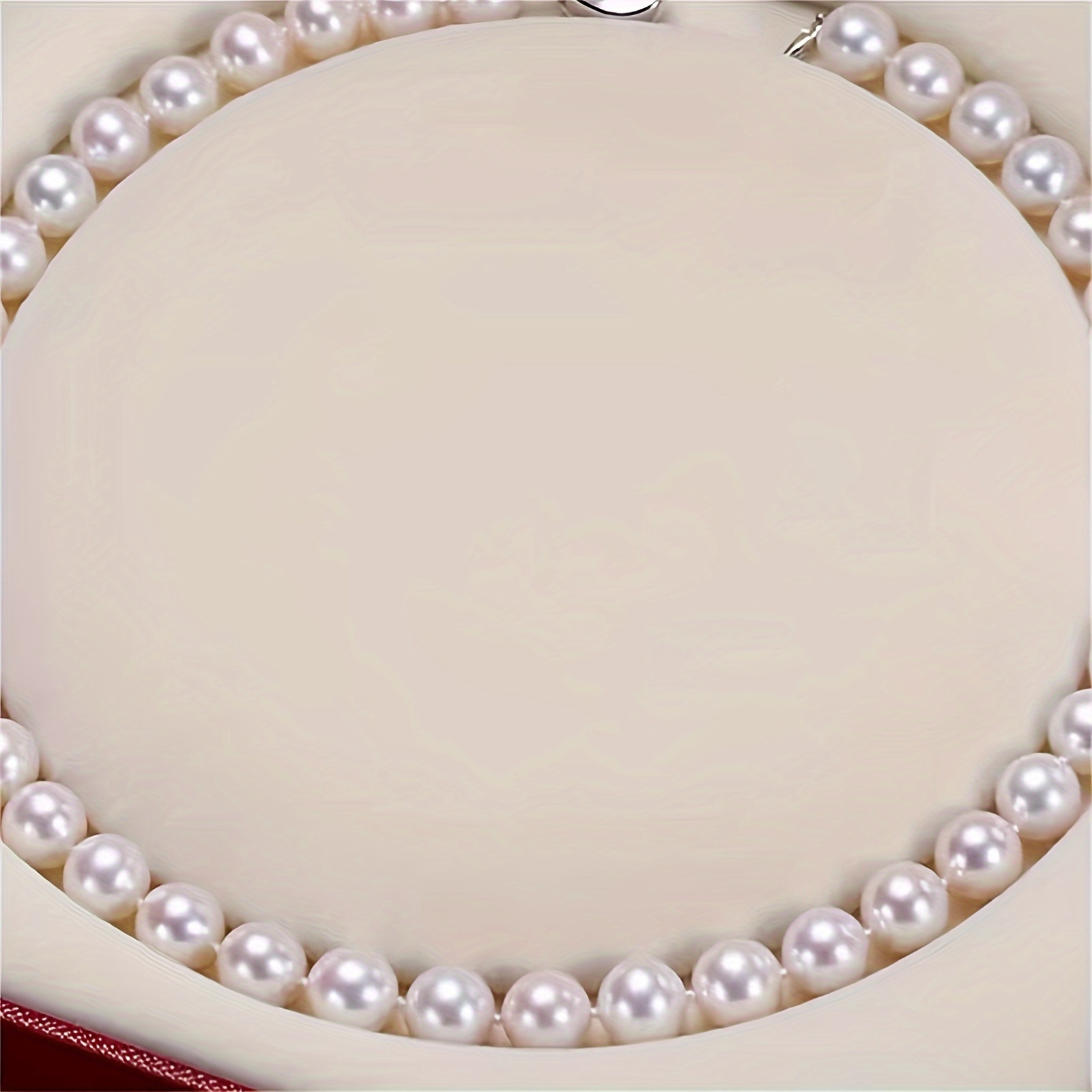 Round Freshwater Pearls Necklace - Gift for Mom, Wedding, Bridesmaid