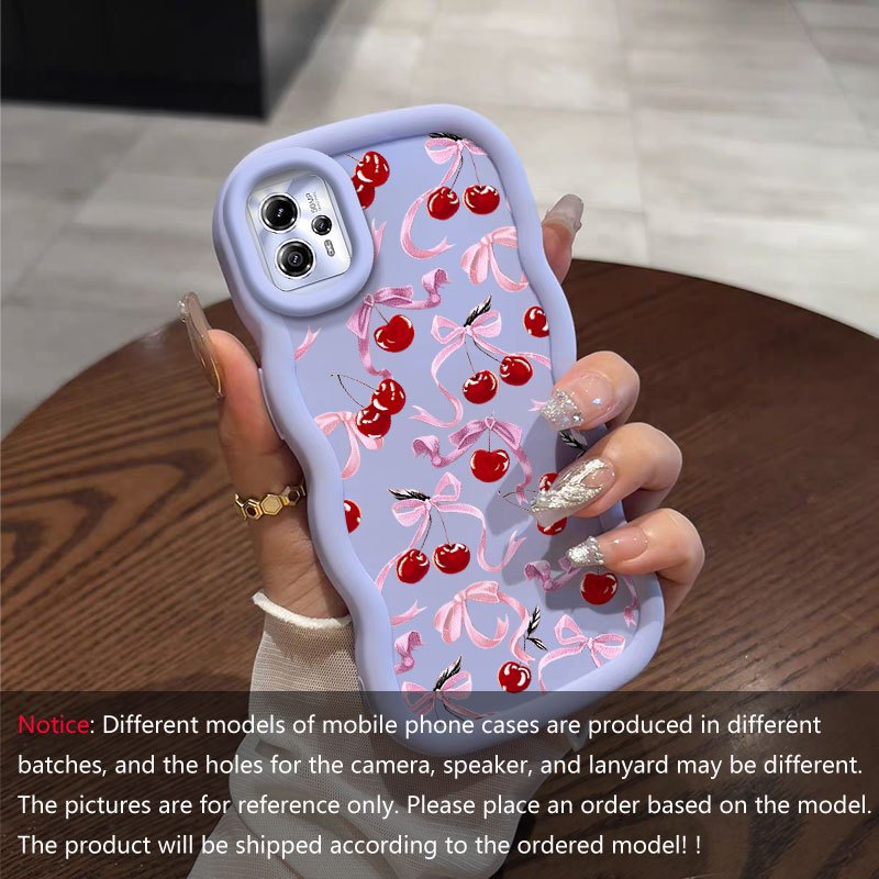 TEMU Funda Flexible Bright Cherries para Moto G13 G13 con Protección Antiarañazos para Uso Casual