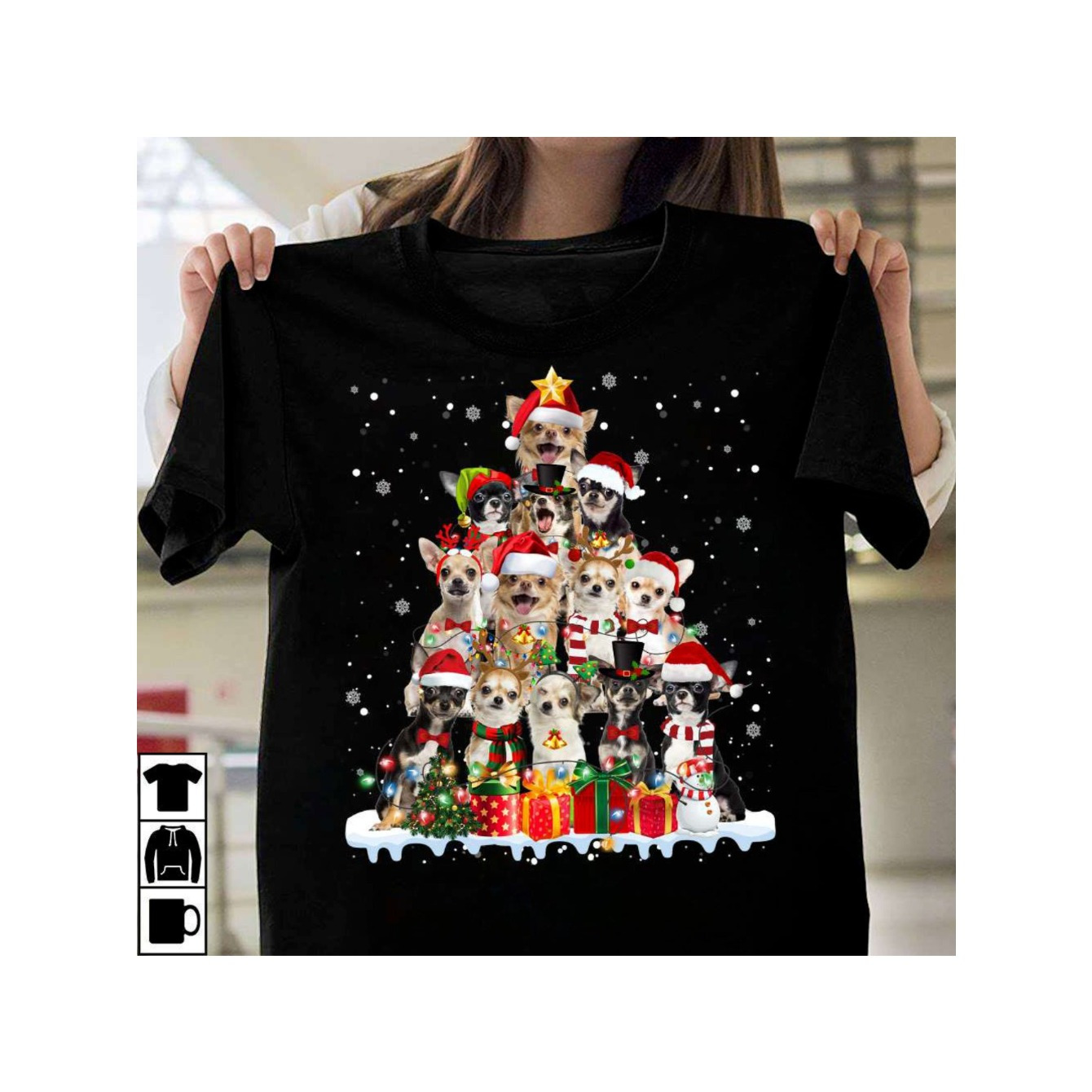 

Tree Cotton Black T Shirt Unisex