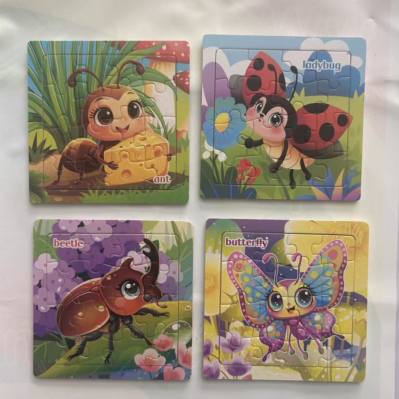 Animal Puzzle Set, Colorful Cartoon Pattern Puzzles