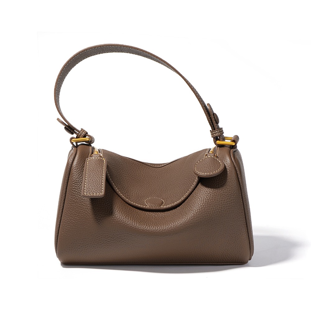 Top-grain Leather Pillow-shaped Bag Luxurious Women's Shoulder Bag Versatile, Minimalist Boston Bag In A Of Colors, Perfect For Daily Commutes, Shopping, And Travel