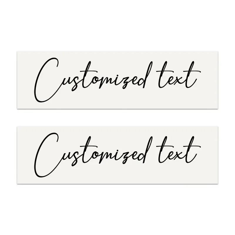 personalisierte aufkleber individuellem namen/text –