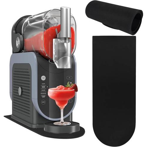 machine sliding pad for fs301c fs301 non slip mat with ergonomic handle durable plastic base for stability black kitchen appliance accessory professional material drink preparation sturdy construction restaurant staff