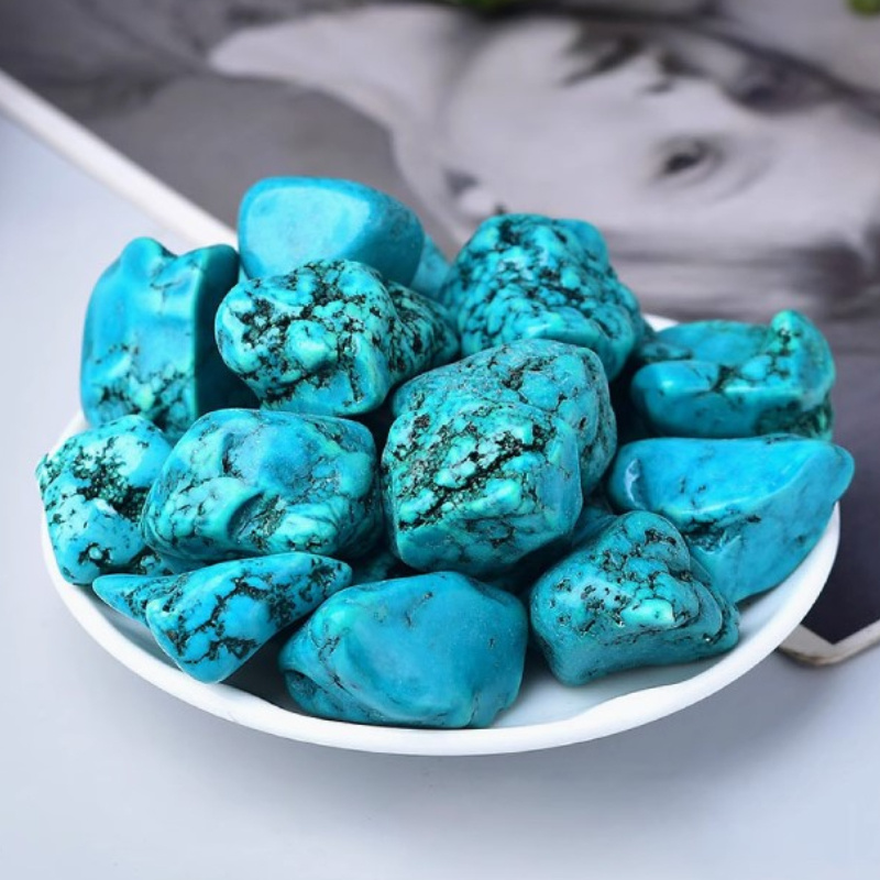 

100g Bag Of Turquoise Gravel - Aquariums & Home Decor, Contemporary Accents