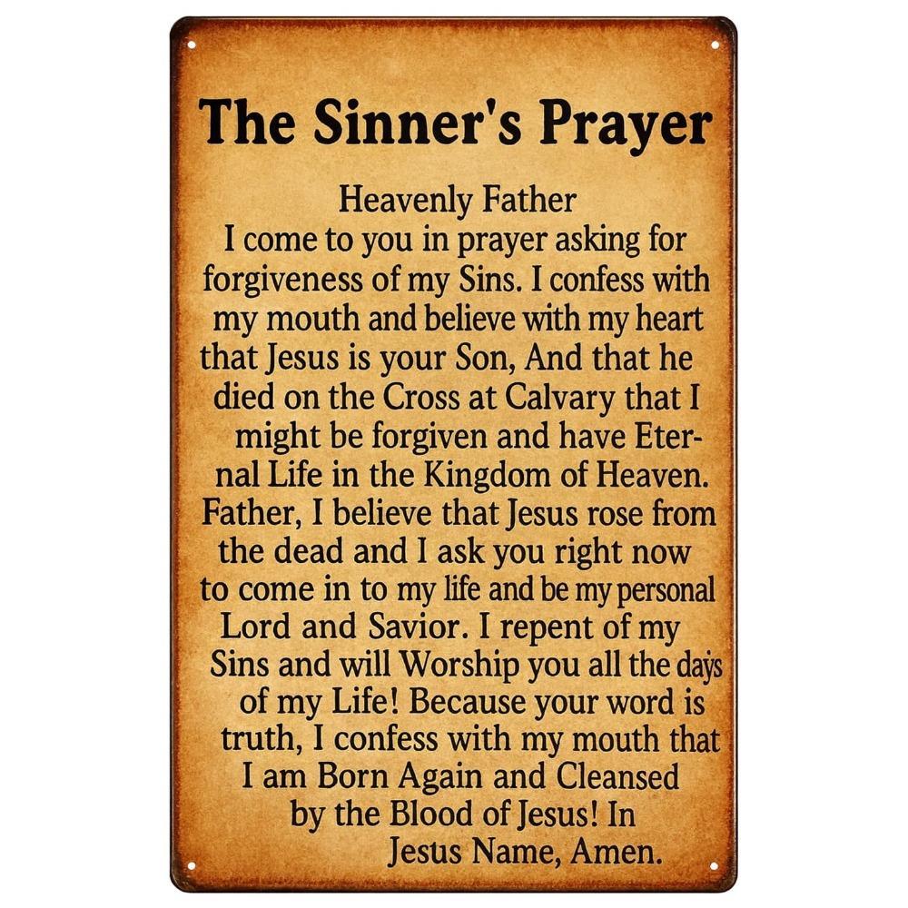 TEMU The Metal Sign - Heavy-duty Iron Christian Wall Decor Suitable For Bedroom, Room - -based Wall-mounted Sign For Church Decorations ( Trackers