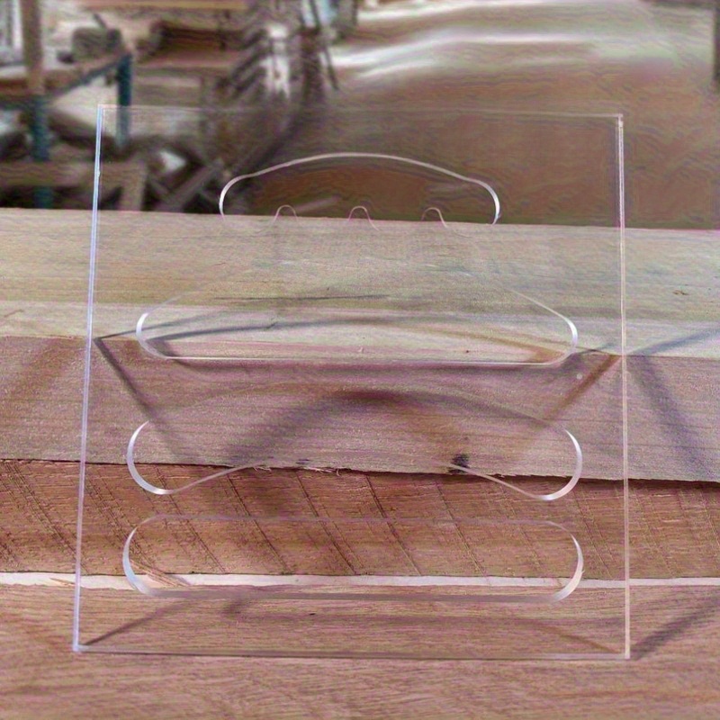 TEMU 4-in-1 Acrylic Woodworking Template, Suitable For Board Handles And Grips- No Power Required, Durable And Easy-to-use Hand Tool, Fashionable