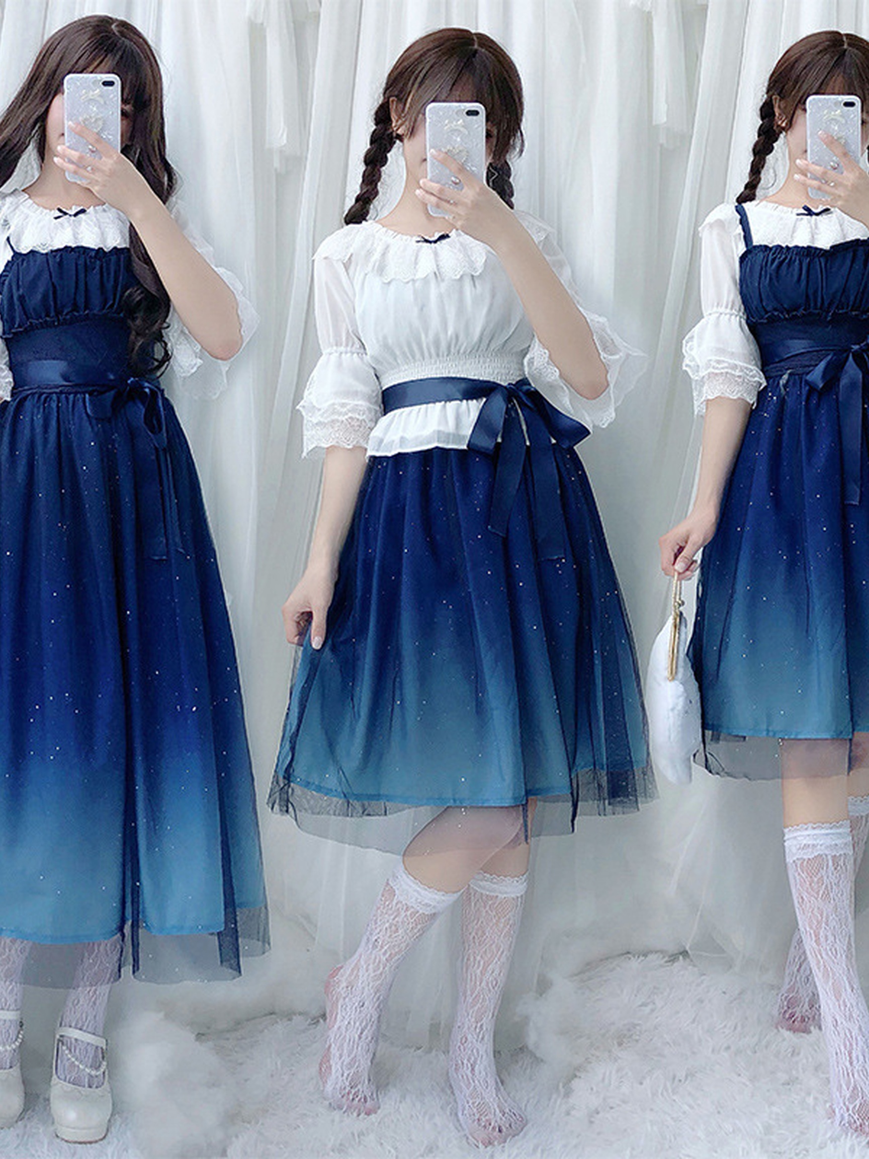 princess polly baby blue dress EZLI MESH DRESS ROYAL ANTIQUE – Aston Studio main image 0