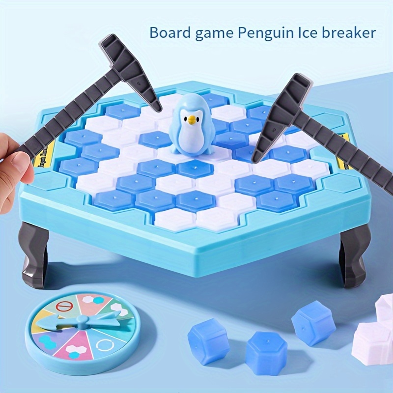 Interactive Board Game 'Penguin Icebreaker' - Family Fun and Strategy, Educational Toy for Developing Thinking Skills, Suitable for Group Competition