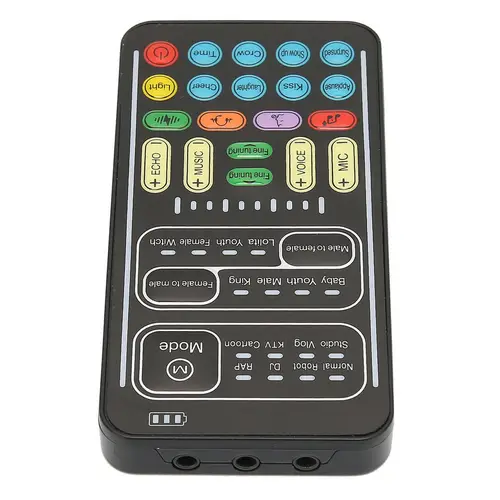 Portable Mini Voice Changer with 8 - USB Rechargeable Sound Card for Gaming, Live Streaming & Pranks - Perfect Christmas Gift for Boys