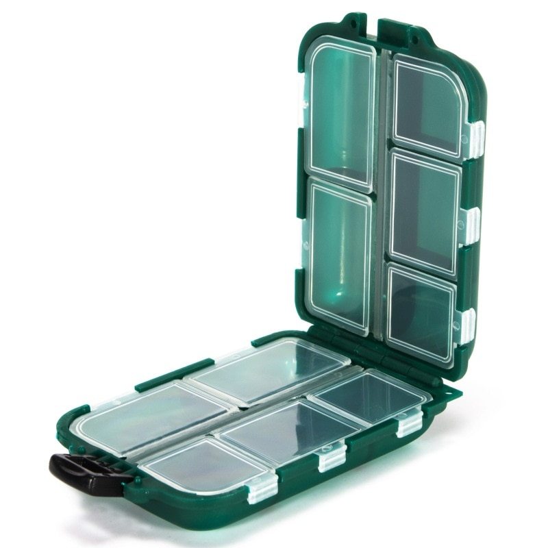 Premium Double-sided Fishing Gear Box, 10 Compartments , Bait And Hook Storage, All-inclusive Angling Companion