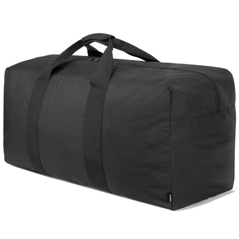 100  large capacity travel duffel bag for men black foldable weekend   luggage bag gear storage organizer must have for overnight stay camping outdoor activities   use