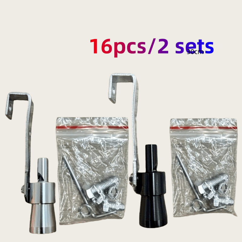TEMU Exhaust Cover Kit With , 16pcs Set Compatible With Multiple Vehicle Models, Includes All Installation Additions For Easy Setup Without