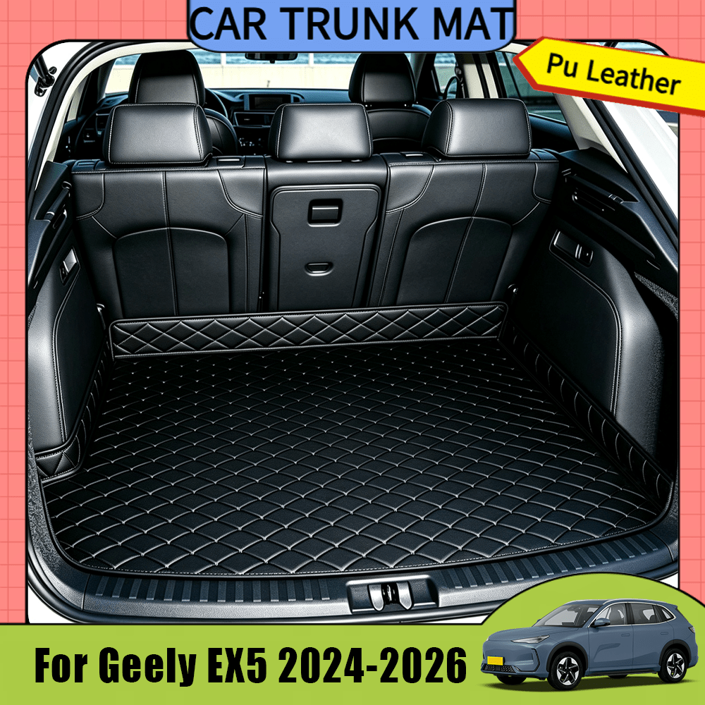 TEMU For Ex5 2024-2026, Car Trunk Mat, , Faux Leather, Use, And Clean, Car Interior Accessory | Suitable For Personal Use As A Gift, Vehicle