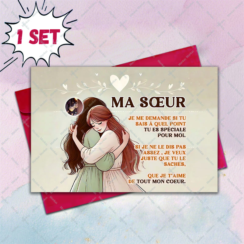 TEMU 1 Lot, Carte d'anniversaire de style français avec enveloppe, pour mari, femme, amis et , Joyeux anniversaire, Meilleurs vœux d'anniversaire et