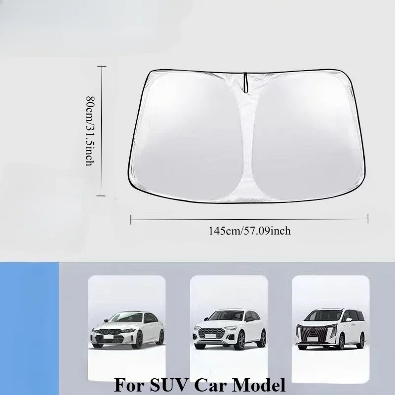 TEMU For Fit Gk3 Gk4 2014~2020 Car Sun Visor Front Windshield Sunshade Heat Insulation Summer Cooling Auto Accessories Foldable