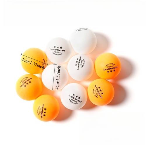 10pcs 30pcs table tennis balls professional pong balls suitable for training competition indoor outdoor use high durable balls for tournaments practice matches