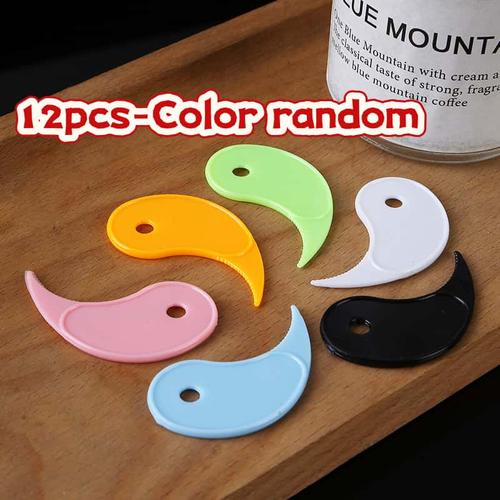 12 speed courier box opener random color portable plastic device for opening packages sealing film and graphic design paper ideal christmas