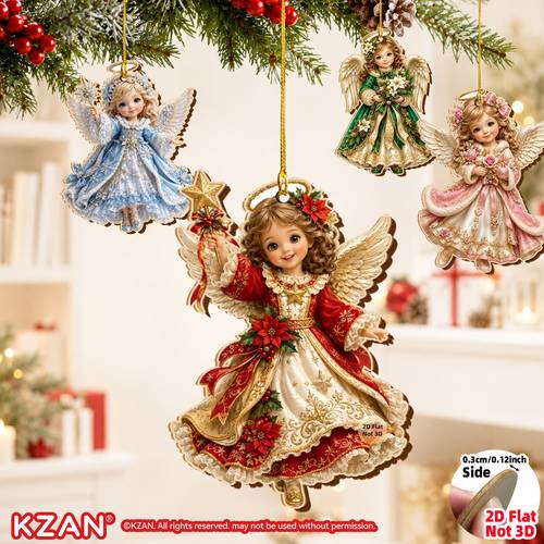item picture 2d flat 16pcs random multi tone feather shaped wooden ornaments set suitable for christmas trees halloween rustic indoor wall decor and party decorations