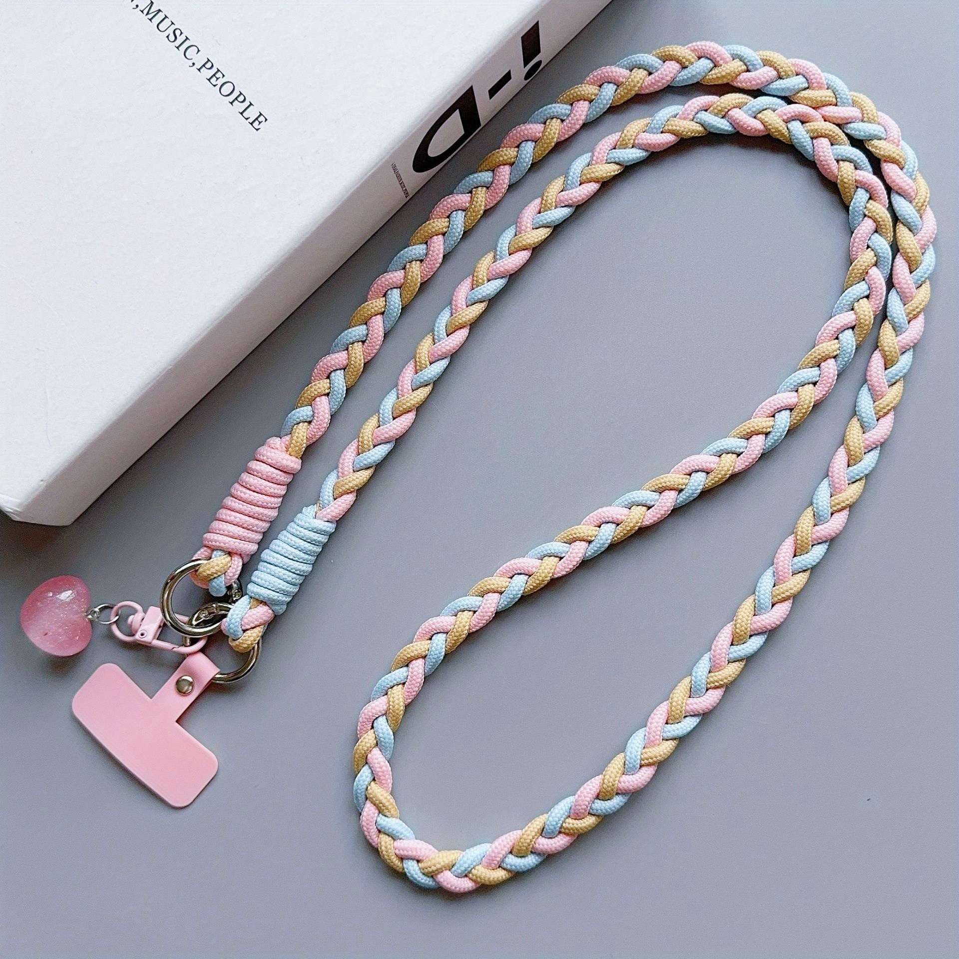 Image of Fashionable Colorful For Crossbody Use, Durable Anti-loss Keychain Lanyard For Phones With A , Suitable For Women