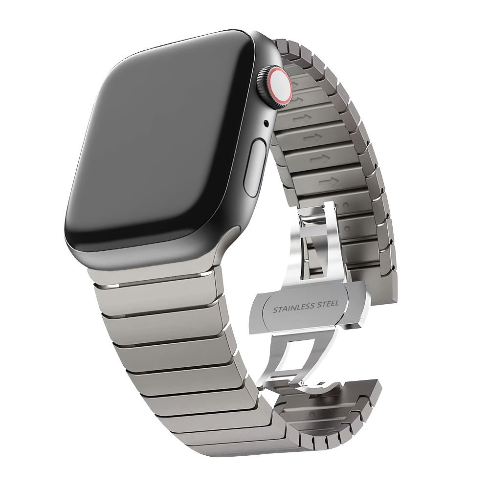 Suitable For Watch Ultra 2/1 10/9/8/7/6/5/3/2/1, Compatible With 49mm 46mm 45mm 44mm 42mm 41mm 40mm 38mm Metal Replacement Wristband, Unisex (watch Not Included)