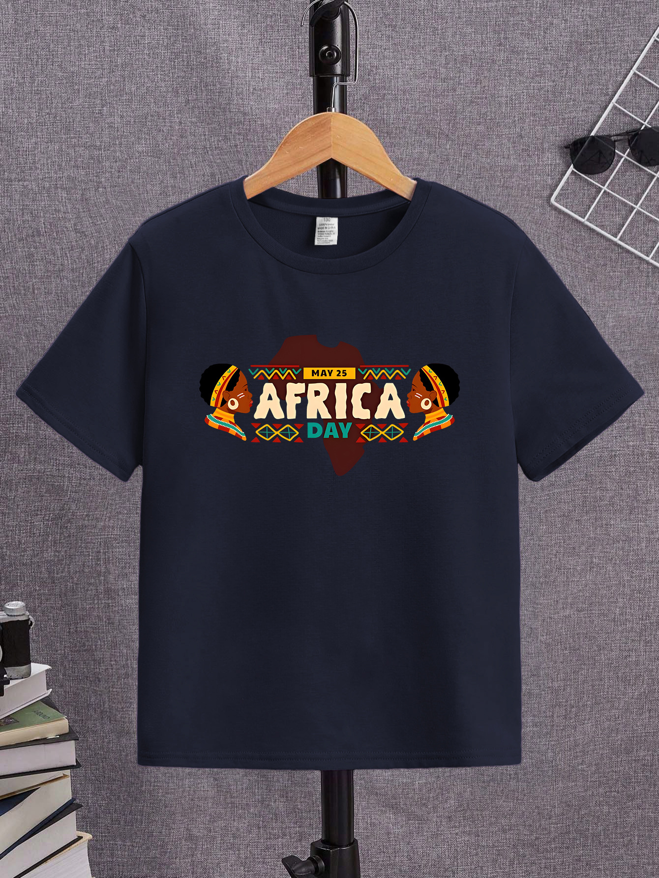 boys' n graphic print t shirt lettering Temu United Arab