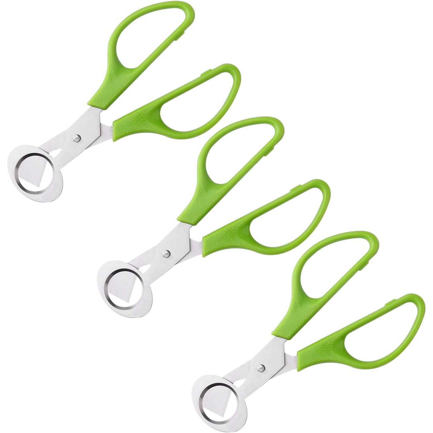 TEMU 3pcs Egg Scissors, Portable Egg Shell Opener Cutter Gadgets, Practical Household Kitchen Accessories, Ideal For Home Breakfast Preparation,