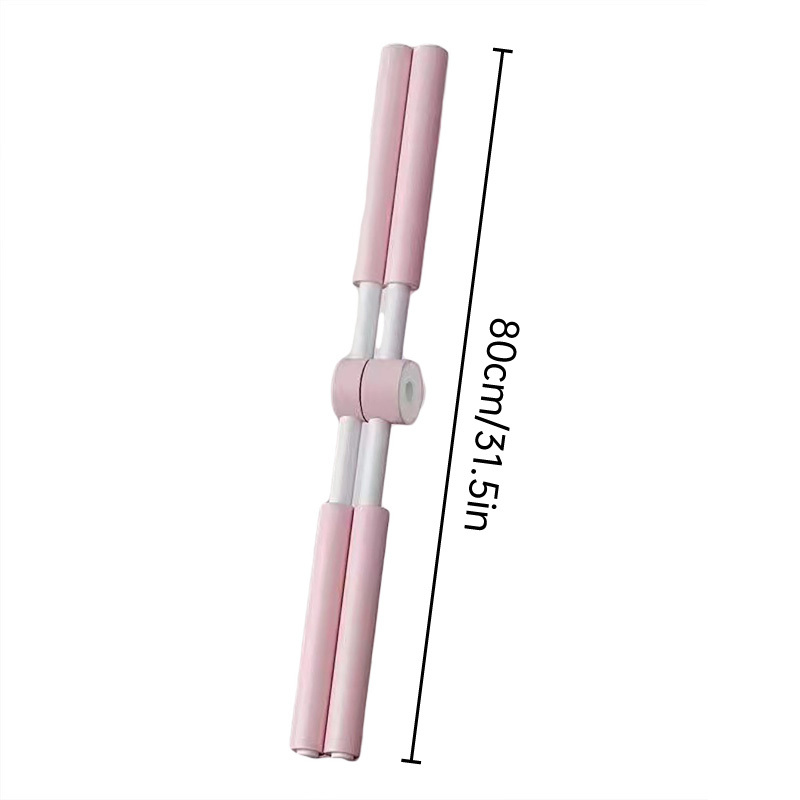 1 Adjustable Blue Yoga Rod with Cross-Back Strap - Self-Locking, Ideal for Back Support, Posture Correction, Prevention of Slouching & Scoliosis, Perfect for Pilates & Yoga, Gym & Home Use, Posture Correction Rod | Adjustable Yoga Rod | Tpe Yoga Rod