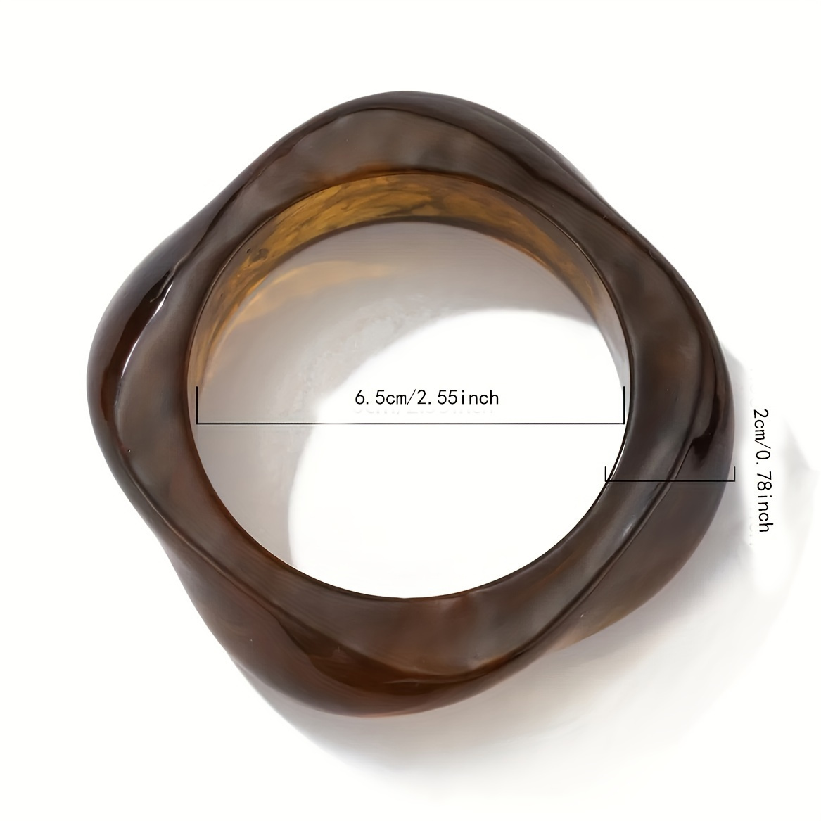 3pcs Acrylic Bracelet Set, Unique Irregular Design