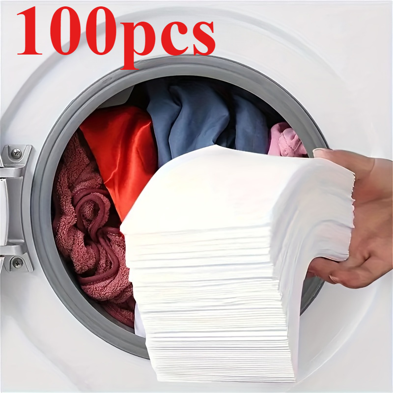 

/50/10pcs Color Laundry Sheets - Dye Trapping & Anti-transfer Wash Paper, Uncharged For Mixed