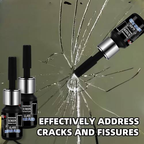 glass repair tool kit quick drying suitable for screens tablets watches cars cameras and cabinet doors