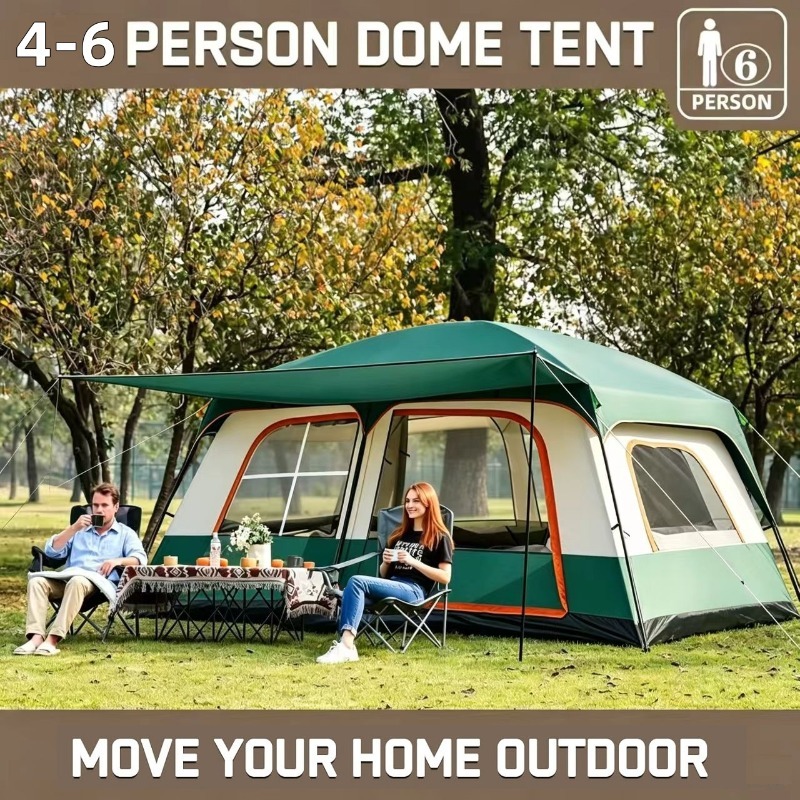 outdoor two   living room camping tent suitable for   backyard   hiking
