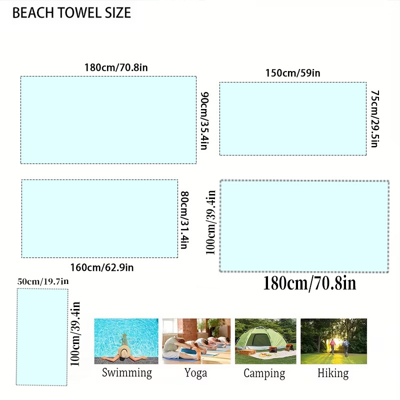 Personalized Graffiti Style Quick-Dry Microfiber Towel