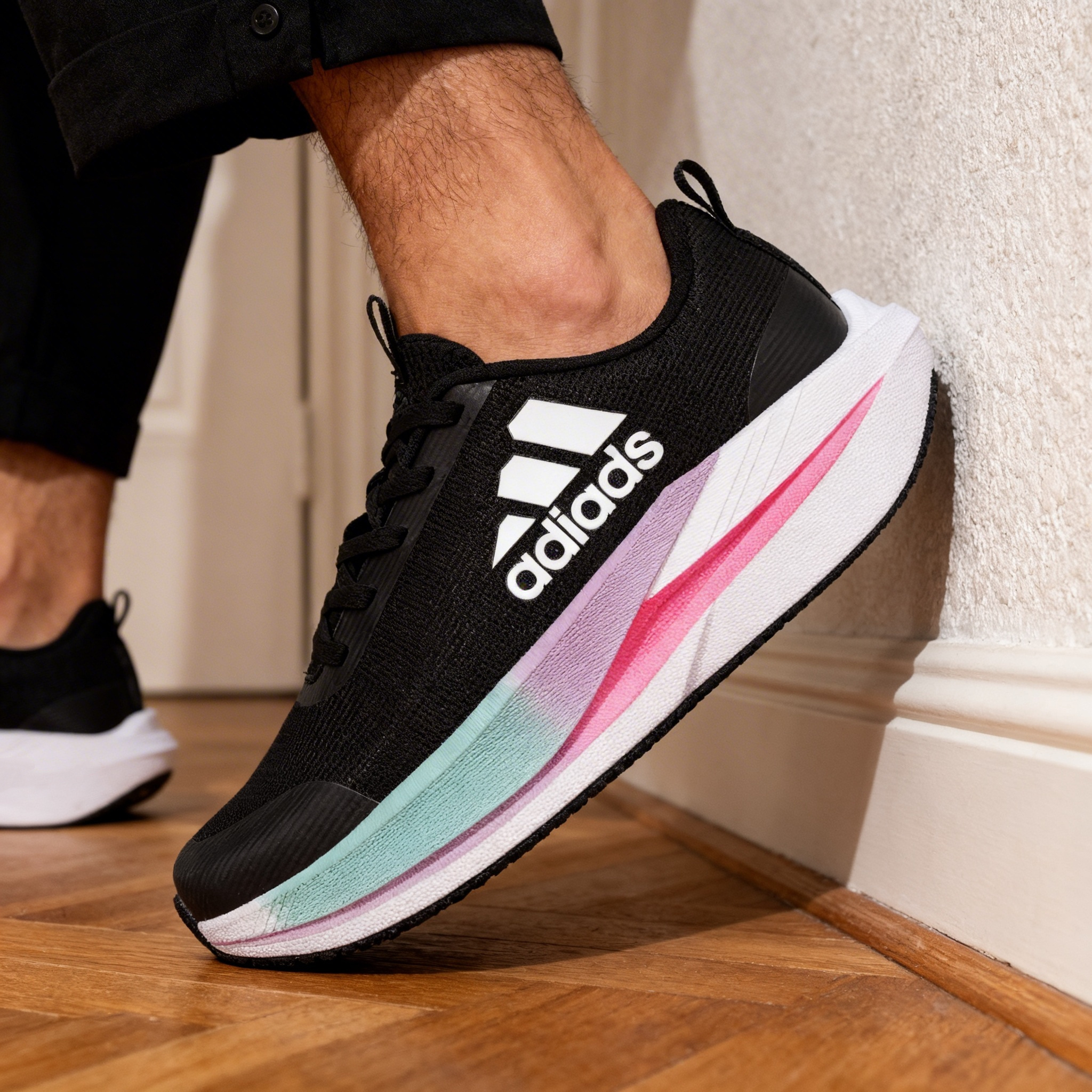 Korean Version Couple Casual Sports Shoes Men And Women Lightweight Breathable Soft Sole Shock Absorption Non-Slip Student Daily Walking Outdoor Jogging Shoes