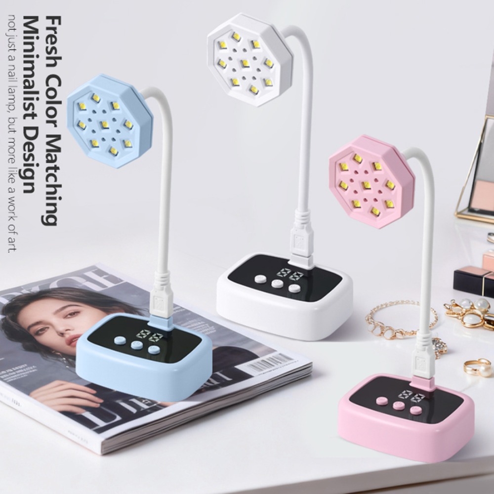 360° Rotatable Nail Lamp 4pcs Set with Nail Tools