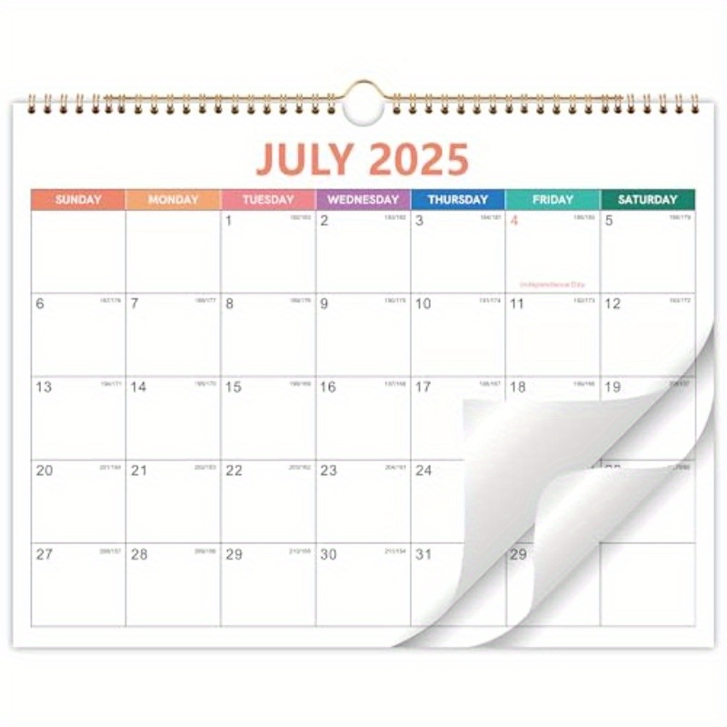 2024-2025 Hardcover Planner - Weekly & Monthly 8.5x11 Spiral Bound With Tabs & Pockets