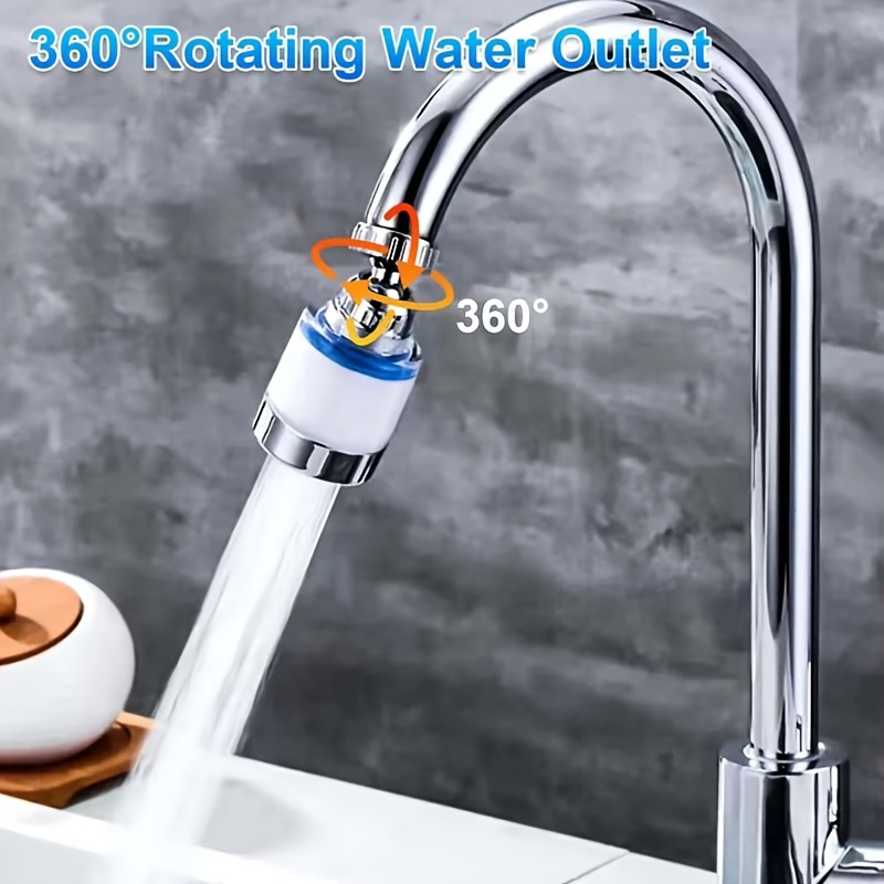 water purification faucet with replaceable filter splash proof faucet sprayer head with filter swivel faucet water filter extender house bathroom water filtration system Product details 5