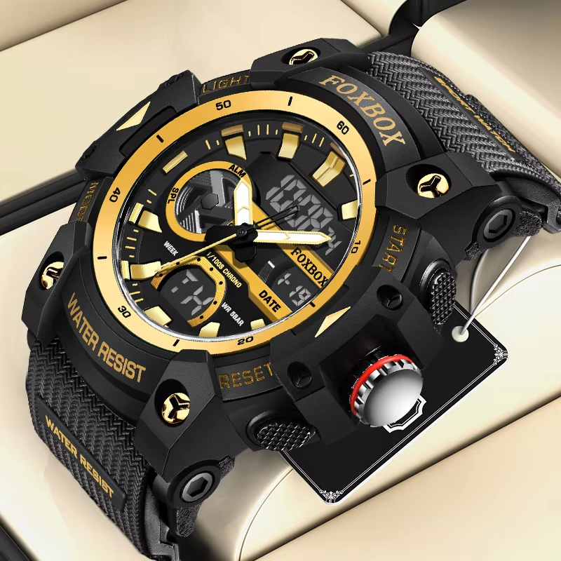   fashion men quartz watch luminous display week date digital   seconds display business casual   for women men   for present stylish accessory versatile watch fashionable wristwatch     display precision   digital watch     watch unisex watch womens   golden 8