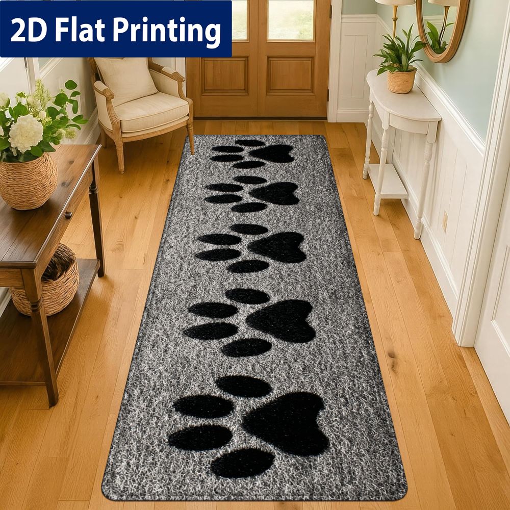 TEMU 2d Flat, 1pc, Gray Base With Print 2d Flat Printing Pattern, Suitable For Multiple Scenes, Home Decor, Suitable For Daily Or Holiday Atmosphere