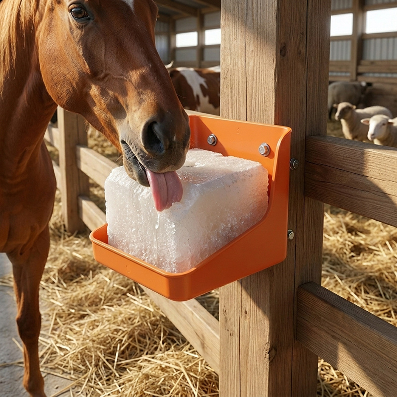 2pcs 17x17x14cm Plastic Holders Suitable For 5kg Salt Blocks, Used As Block Trays For Ranches, Specifically Designed For 5kg Salt Blocks And For Livestock And Horse