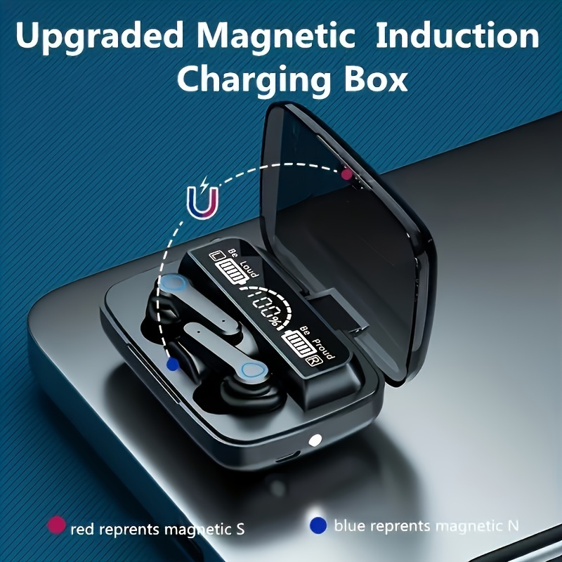 2025 Latest TWS Wireless Earbuds with Touch Control, 9D HiFi Sound & LED Display - Real Stereo In-Ear Headphones, USB-C Charging, Perfect Gift for Birthdays, Holidays & Special Occasions, Compatible with Android Phones, Earbud Accessories