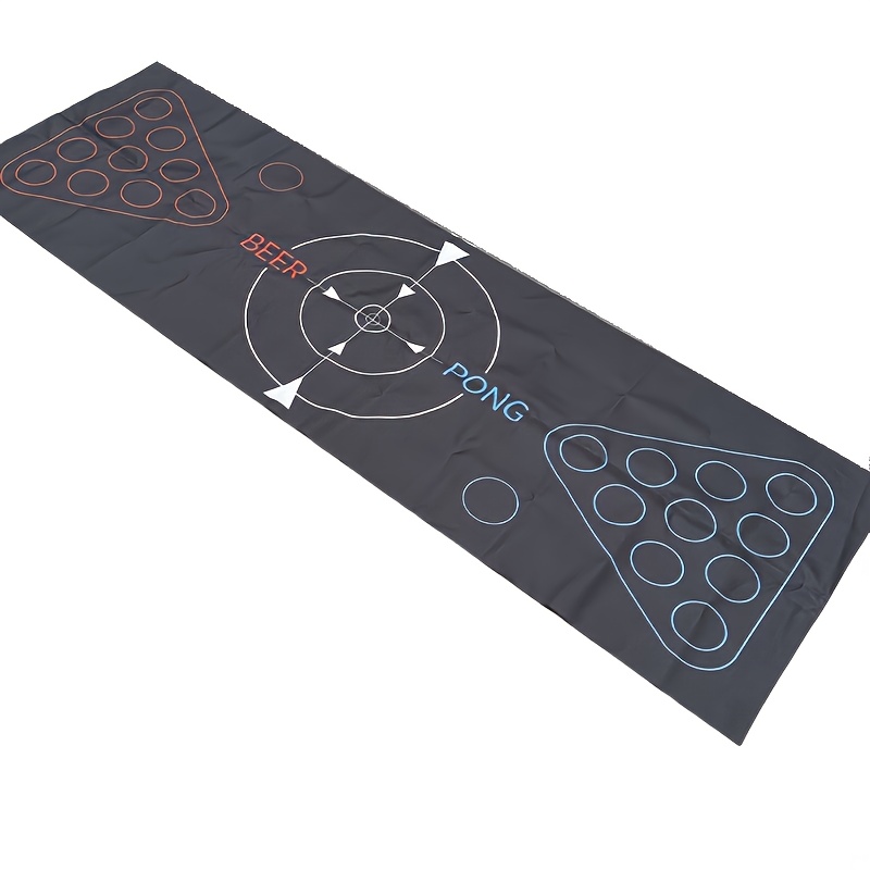 Image of 1pc Beer Tablecloth - Portable Party Game Mat - No Electricity Required, Suitable For Family , Team Building, And Parties - Durable Polyester Mat - Ideal For Large Group Entertainment, Casual Sports-