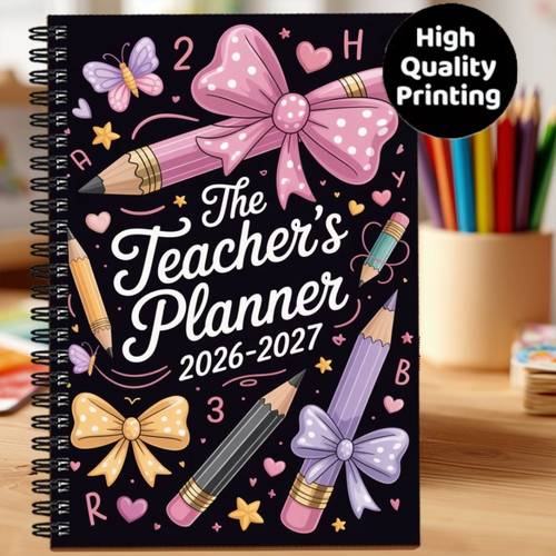planning pads july 2026 to 2027 upgrade version teacher planner 1pc teacher planner teacher schedule book 2026 2027 academic course log with grade and records organizational calendar ideal for school or office use